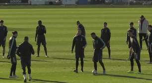 Champions League: Sorridente, Ronaldo treina com a Juve antes de enfrentar o Bayer