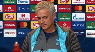 FUTEBOL: UEFA Champions League: Mourinho: "Eu proíbo qualquer imagem do 7 x 2 do Bayern sobre o Spurs"