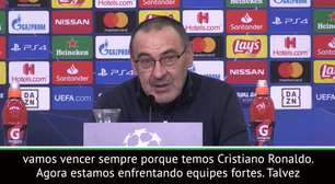 FUTEBOL: Champions League: Sarri: "Não vamos vencer sempre porque temos Cristiano"