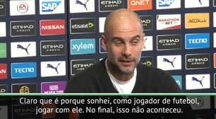 Champions League: Guardiola: "Sonhei em jogar com Zidane"