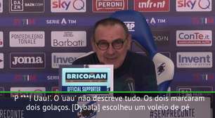 Serie A: Sarri se impressiona com gols de CR7 e Dybala: 'uau não é suficiente'