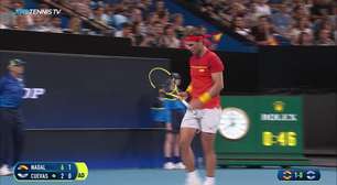ATP Cup: Rafael Nadal v Pablo Cuevas (6-2, 6-1)