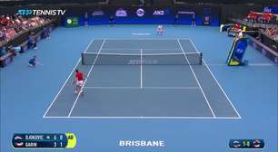ATP Cup: Djokovic v Garin (6-3, 6-3) - melhores momentos