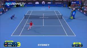 ATP Cup: David Goffin v Rafael Nadal - 6-4, 7-6