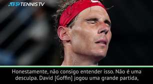 TÊNIS: ATP Cup: Nadal após derrota para Goffin: "Tivemos a pior situação possível para jogar este duelo"