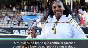 TÊNIS: WTA Auckland: Serena sobre ganhar o título: "Sensação que levou muito tempo"