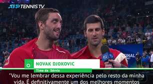 TÊNIS: ATP Cup: Djokovic: "Vencer o ATP Cup com meus melhores amigos de longa data é especial demais!"