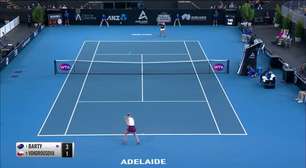 TÊNIS: WTA Adelaide: Barty derrota Vondrousova e vai à semifinal