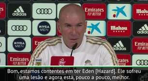 FUTEBOL: Copa do Rei: Apesar do início discreto, Zidane se diz feliz com Hazard