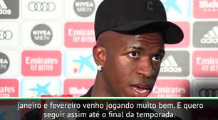 REAL MADRID: Vinícius Jr após derrota: "Estou chegando ao nível que joguei na temporada passada"