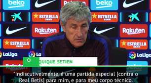 FUTEBOL: La Liga: Setien: "Passei dois anos no Real Betis e vai ser muito especial enfrentá-los com o Barça"