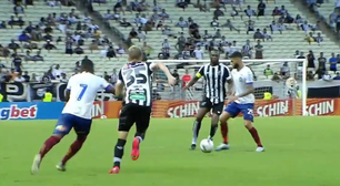 Ceará marca no fim e arranca empate com Bahia na Copa do Nordeste