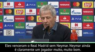 Champions League: Favre sobre o PSG: "Eles venceram o Real Madrid sem Neymar"