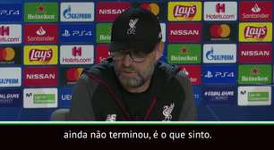 FUTEBOL: Champions League: Klopp: "Isso ainda não acabou!"