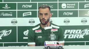 CORITIBA: Rhodolfo pede que time vire a 'ficha' após eliminação na Copa do Brasil: "o baque foi grande"