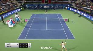 TÊNIS: WTA Dubai: Halep vence Jabeur (1-6, 6-2 e 7-6)