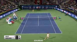 TÊNIS: WTA Dubai: Halep vence Sabalenka e avança à semifinal