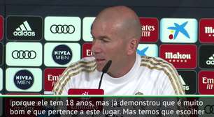 La Liga: Zidane: "Rodrygo é importante para nós, mas tenho que escolher"