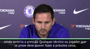 Premier League: Lampard sobre treinar o Chelsea: "A pressão está sempre lá"