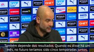 Premier League: Guardiola admite incerteza sobre futuro no Manchester City