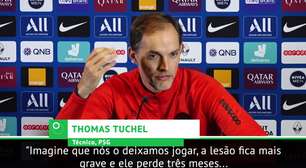 FUTEBOL: Ligue 1: Tuchel: "Imagina se o Neymar se machuca contra o Dortmund..."