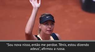 TÊNIS: WTA: Sharapova anuncia que deixa o tênis