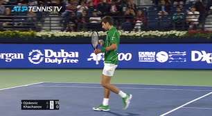 TÊNIS: ATP Dubai: Djokovic despacha Khachanov (6-2, 6-2)