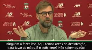 FUTEBOL: Premier League: Klopp sobre o coronavírus: "Não podemos fazer mais nada"