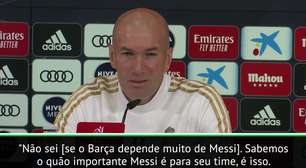 FUTEBOL: La Liga: Zidane sobre 'El Clásico': "Messi não é o único jogador do Barcelona"