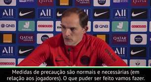 Champions League: Tuchel sobre coronavírus: "O futebol não é uma ilha, isolada desse problema"