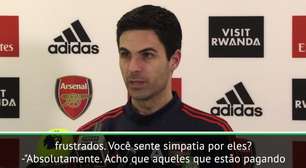 FUTEBOL: Premier League: Arteta sobre mudança do jogo contra o Man City: "Torcedores do Arsenal estão 'pagando o preço'".