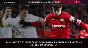 FUTEBOL: Bundesliga: 5 coisas: Paulinho faz história no Leverkusen