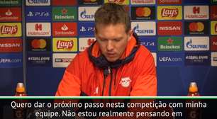 FUTEBOL: UEFA Champions League: Nagelsmann quer Leipzig com concentração máxima para bater o Tottenham