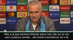 Champions League: Mourinho: "A série de lesões afeta o Spurs psicologicamente"