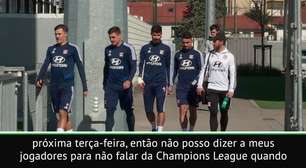 Champions League: Garcia: "Ir à Itália agora é uma decisão "peculiar"
