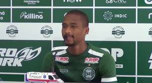 CORITIBA: Matheus Sales minimiza metade dos gols serem de bola parada: "se continuar saindo, será bom demais"