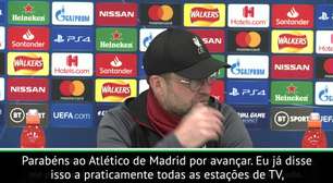 FUTEBOL: UEFA Champions League: Simeone confunde Klopp: "Não entendo como o Atlético de Madrid joga"