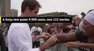 TÊNIS: ATP: Federer doa 1 milhão de francos suíços a famílias carentes