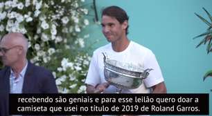 VIRAL: TÊNIS: Nadal vai leiloar camisa de Roland Garros para projeto da Cruz Vermelha: "Significa muito para mim"