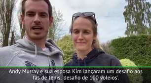 Tênis: Andy Murray lança desafio dos 100 voleios