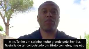 FUTEBOL: La Liga: Julio Baptista revela interesse por treinar o Sevilha: "Talvez possa voltar a levar alegria ao clube no futuro"