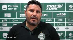 CORITIBA: Barroca pede que se valorize entrega dos jogadores após vitória: "adversário muito bem treinado"