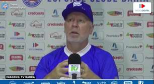 BAHIA: Mano Menezes sobre mudanças no esquema de jogo: "Não pretendo fazer algo tão diferente do que já vinha sendo feito"