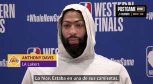 Anthony Davis sobre su dedicatoria a Kobe Bryant: "Un momento muy especial"