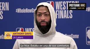 Anthony Davis sobre su dedicatoria a Kobe Bryant: "Un momento muy especial"