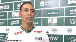 CORITIBA: Ricardo Oliveira se mostra feliz em vestir a camisa do Coxa, destaca união do elenco e afirma: "Apesar da idade, ainda tenho muito a contribuir"