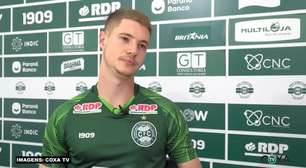 CORITIBA: Henrique Vermudt se põe a disposição para jogar e destaca apoio de Jorginho em sua estreia: "Me deu toda a confiança que eu precisava"
