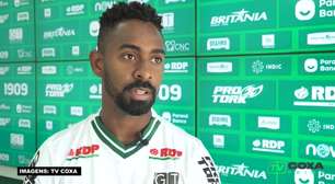 CORITIBA: Wellington Carvalho pontua suas virtudes dentro de campo: "Sempre dou meu máximo por essa equipe e pelos meus companheiros"