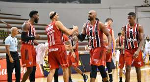 São Paulo domina Fortaleza Basquete Cearense no NBB