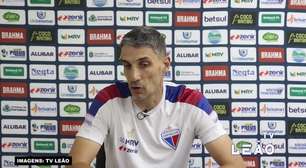 FORTALEZA: Vojvoda defende esquema tático usado pela equipe e exalta versatilidade do grupo: "Nosso sistema pode sofrer mudanças durante os jogos"